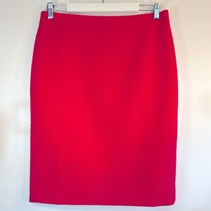 J. Crew Fuchsia Matelasse Pencil Skirt NWT Size 8